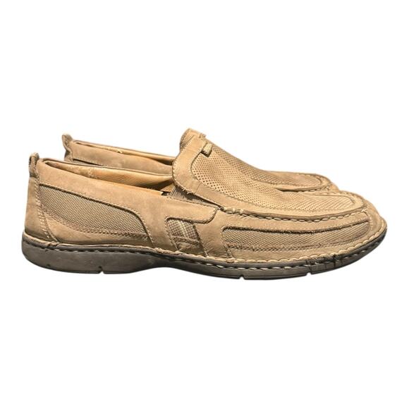 Clarks Men’s Allston Free Tan Nubuck Slip On Size 12 M Extra Light Loafers Shoes main image 6